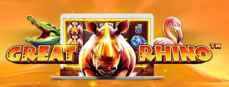 TradaCasino UK - 25 No Deposit Free Spins on Great Rhino Slot at Trada Casino
